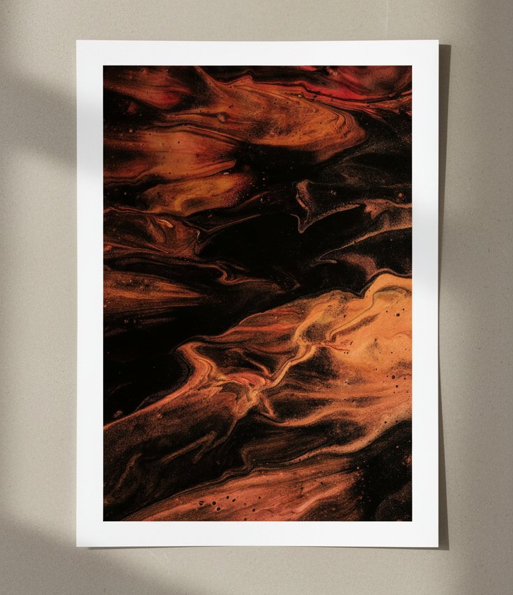 Threshold IV — Two-colour risograph print, A3, edition of 25