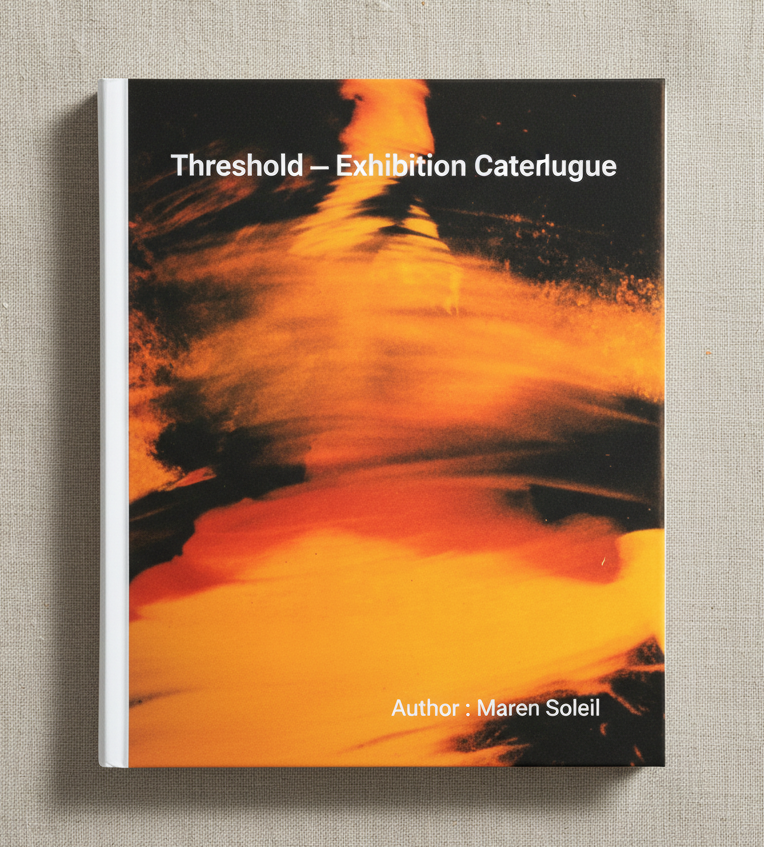 Threshold — Exhibition catalogue, softcover with essays, 64 pages