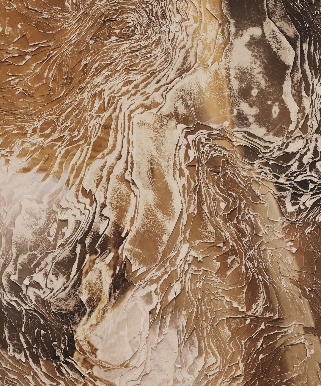 Sediment I — Oil on linen, 120 × 90 cm, Maren Soleil, 2024